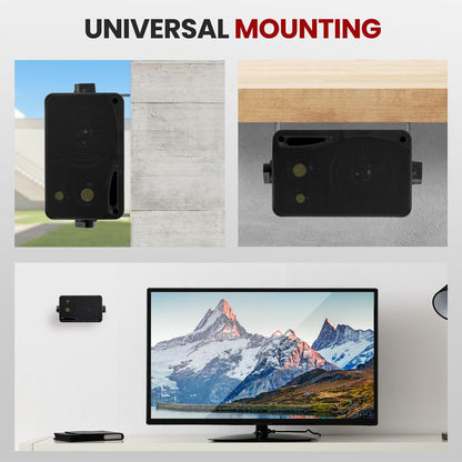 Diffusori 3 vie da interno/esterno 200 W 3,5" con montaggio a parete per home theater