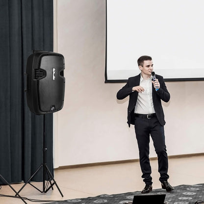 Langaton kannettava PA-kaiutin, 1000 W, Bluetooth, 12-tuumainen subwoofer, kaksoisjärjestelmä