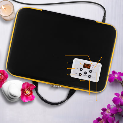 Multifunctionele verwarmingssteenmassage Wit