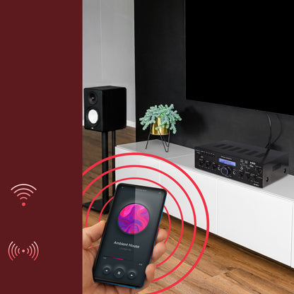 Bluetooth-stereoförstärkare med mottagare