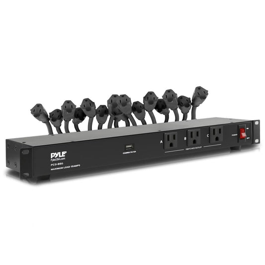 Rack Mount Power Conditioner with AC Outlets & USB