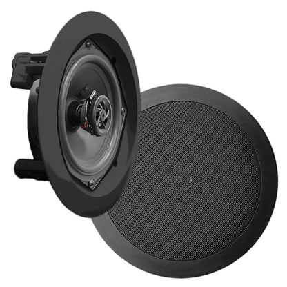 Nástenné/stropné reproduktory – jednoduchá inštalácia, zapustená montáž, 150 W, 2-pásmové, 5.25 stredobasový reproduktor