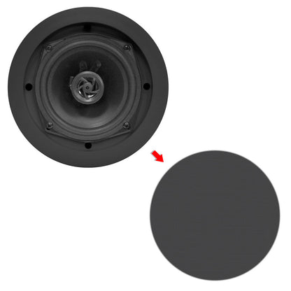 Nástenné/stropné reproduktory – jednoduchá inštalácia, zapustená montáž, 150 W, 2-pásmové, 5.25 stredobasový reproduktor