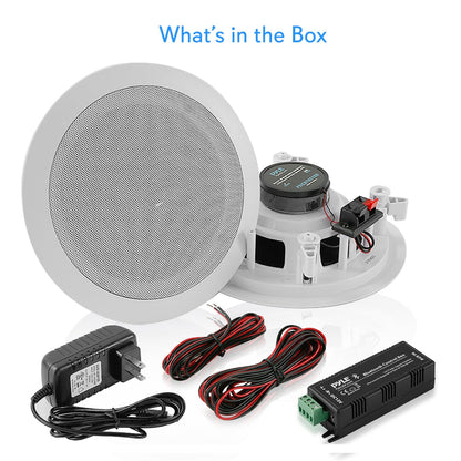5,25-Zoll-Bluetooth-Decken-/Wandlautsprecher, 150 W, flache Montage, Polypropylenmembran