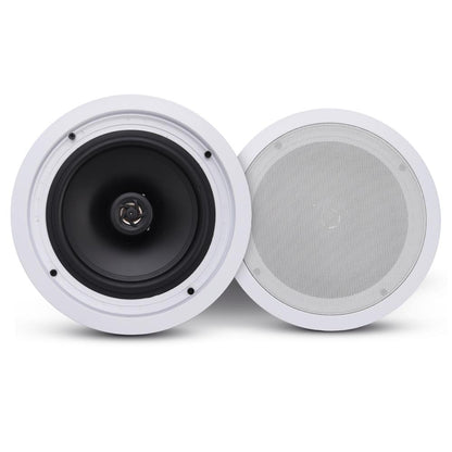 8 belaidžiai „Bluetooth“ lubiniai garsiakalbiai, 250 W, polipropileno membrana, įleidžiamas montavimas