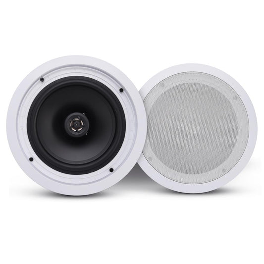 8 Bluetooth stropné reproduktory 250 W, polypropylénová membrána, zapustená montáž