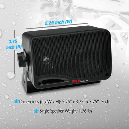 Enceintes Bluetooth extérieures étanches – système 3 voies de 200W, résistant aux intempéries