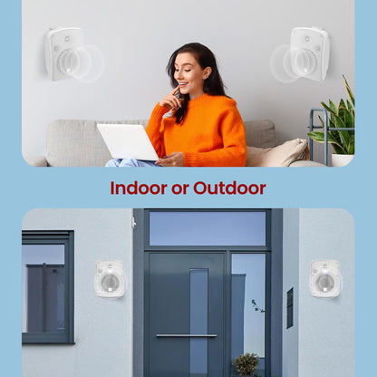 Vodoodolné Bluetooth reproduktory s výkonom 600 W, námorná kvalita, biele