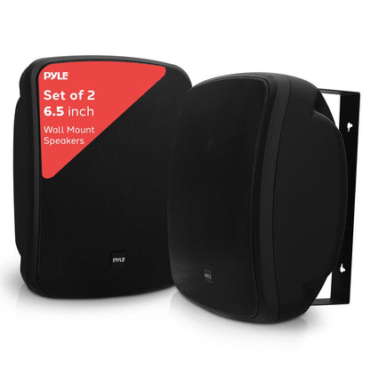 Vodoodolné vonkajšie Bluetooth reproduktory – hlboké basy, pár 6,5-palcových reproduktorov, odolné voči poveternostným vplyvom