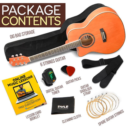 Guitare acoustique à cordes en acier, diapason 3/4, K