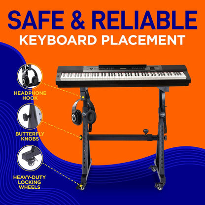 Keyboardstativ med hjul – PKSTZ88