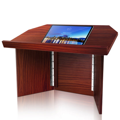 Pupitru pliabil de birou – podium portabil din MDF, suport cu instalare rapidă