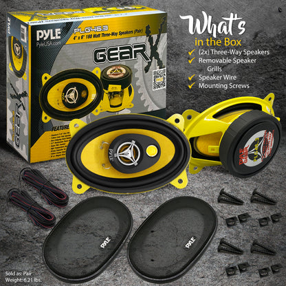 4 x 6 inch component-autospeakers