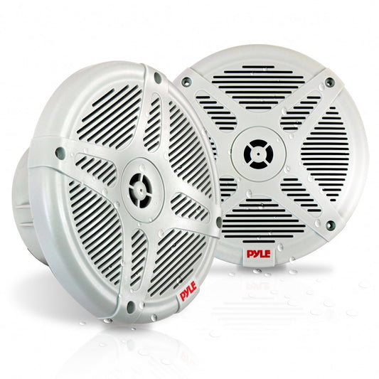 Pár námořních reproduktorů 6,5", 600W, voděodolné, dvoupásmové stereo, bílé