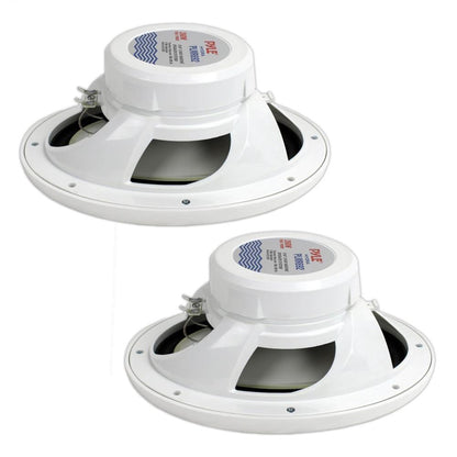 Námořní reproduktory 6x9", voděodolné, 260W, polykarbonátový kužel, bílé