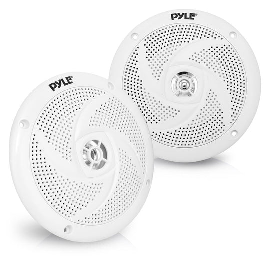 Altavoces marinos de 180W, impermeables, 5.25, de perfil bajo, blancos