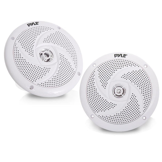 Altavoces marinos de 240W, impermeables, 6.5, de perfil bajo y diseño delgado, blancos