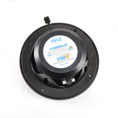 Vodotěsné reproduktory Marine 6.5, 250W, s LED osvětlením, polypropylenové membrány