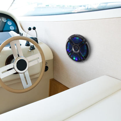 Vodotěsné reproduktory Marine 6.5, 250W, s LED osvětlením, polypropylenové membrány