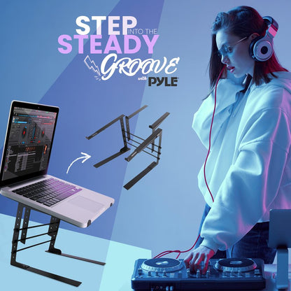 Supporto portatile doppio per laptop - design ergonomico regolabile in acciaio