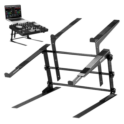 Supporto portatile doppio per laptop - design ergonomico regolabile in acciaio