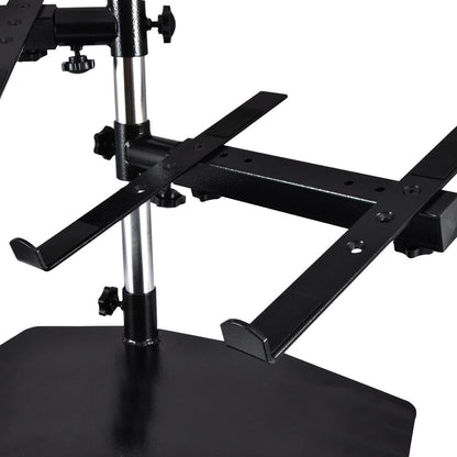 Kaasaskantav kahe sülearvuti alus – ergonoomiline, reguleeritav teras, 360° pööratav