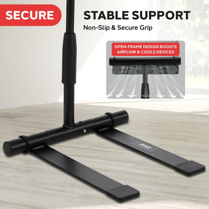 Supporto pieghevole portatile per laptop - altezza regolabile, lega d'acciaio