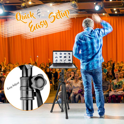 Högtalarstativ med tripod – justerbar höjd, hållbar metall, 32-56