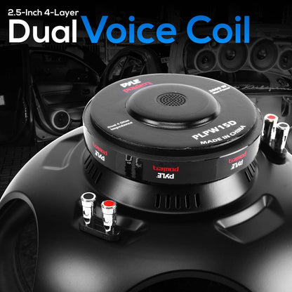 Subwoofer para automóvil de 15, DVC, 4 ohmios