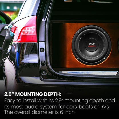 6.5" bilsubwoofer, DVC, 4 ohm