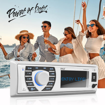 Námořní Bluetooth MP3 rádiový přijímač – PLRMR23BTW