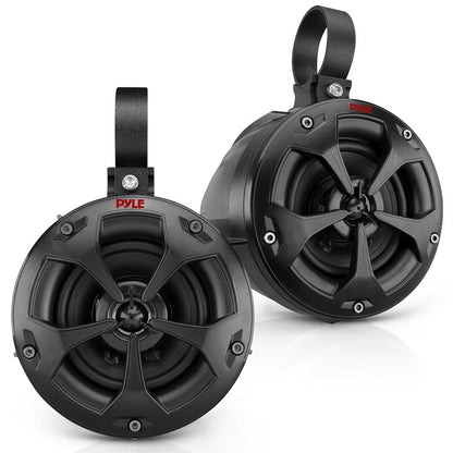 Dvoupásmové vodotěsné terénní reproduktory 800W pro námořní použití, 4 woofer, černé