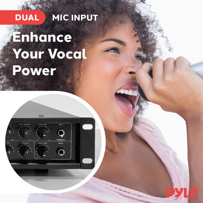 Bluetooth PA-mixförstärkare, 500 W, USB-uppspelning, LED-display – PMX3500PH