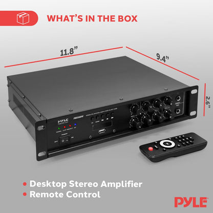 Bluetooth PA-mixförstärkare, 500 W, USB-uppspelning, LED-display – PMX3500PH