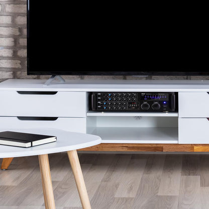2000 W Bluetooth miksēšanas pastiprinātājs karaokei/PA ar USB/SD un uzstādīšanai statīvā — PMXAKB2000