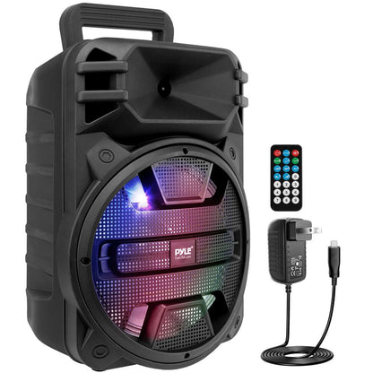 Prenosný Bluetooth PA reproduktor, 800 W, nabíjateľný, LED svetlá – PPHP1243B