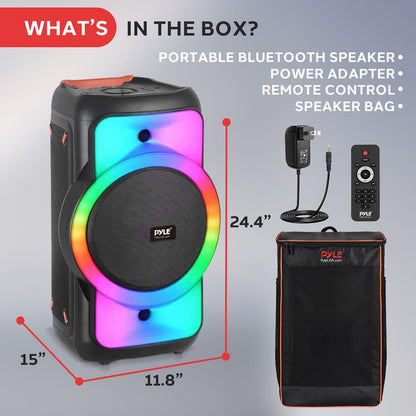 Altoparlante Bluetooth per feste da 160W, bassi potenti, sistema TWS con luci LED