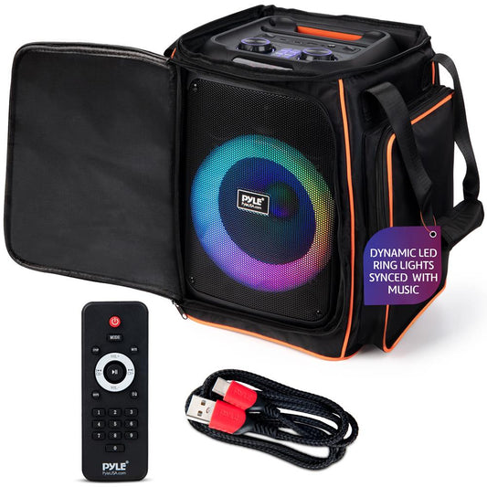 Bluetooth-Partylautsprecher mit kraftvollen Bässen, 100 W, LED-Lichtern, tragbar