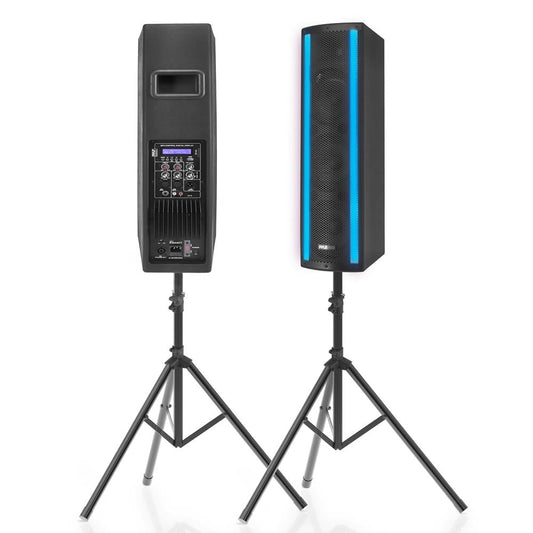 Φορητό σύστημα ηχείου PA Bluetooth 2000W με φωτισμό RGB και βάση τρίποδο