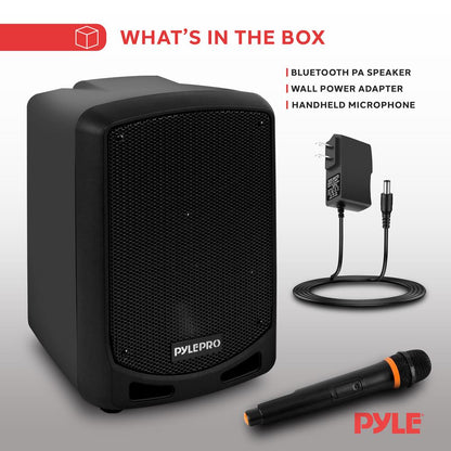 Kannettava Bluetooth-karaoke-PA-kaiutin, 600 W, ladattava langaton mikrofoni
