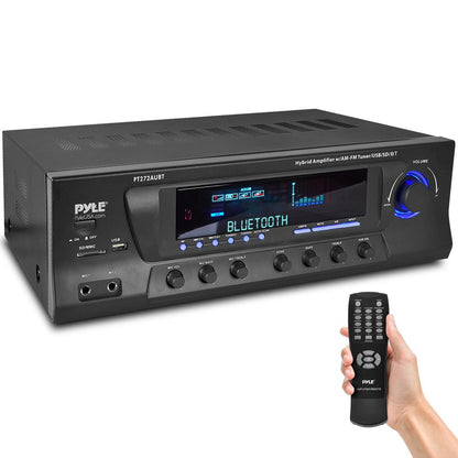Aimplitheoir Bluetooth gan sreang 300W, glacadóir amharclainne baile 4 chainéal - PT272AUBT